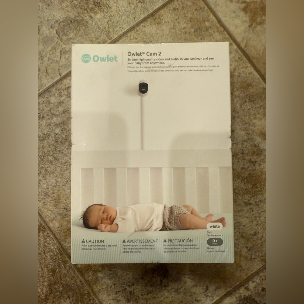 NWT owlet cam 2 baby monitor camera